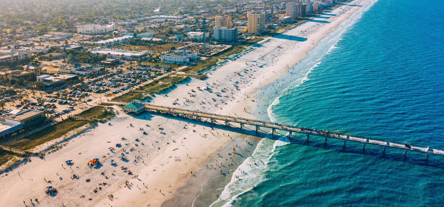 Coastal beach in Florida