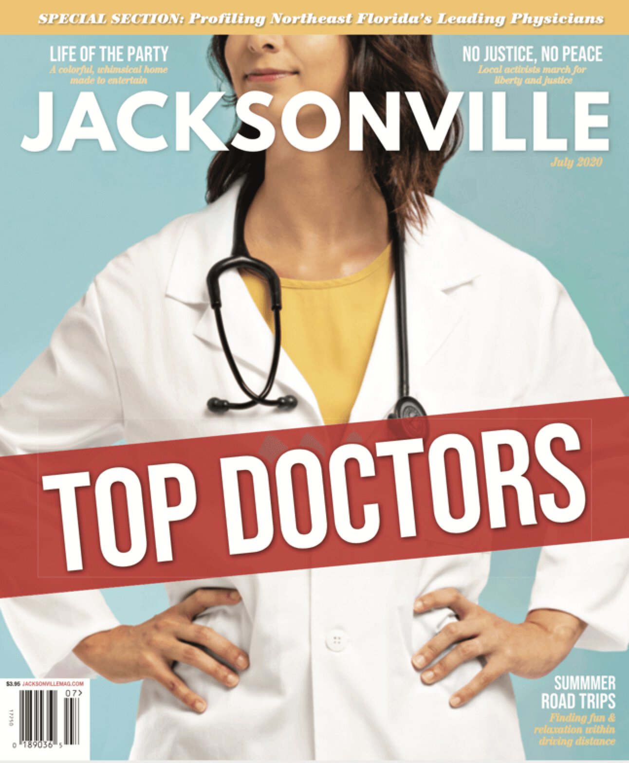 Jacksonville Magazine July 2020, Top Doctors Issue