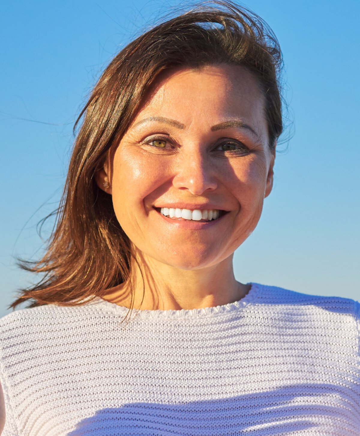Ponte Vedra Beach Skin Cancer Excision model smiling