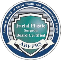 American Board of Facial Plastic and Reconstructive Surgery, Board-Certified Facial Plastic Surgeon badge