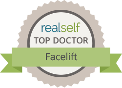 Realself Top Facelift Doctor Badge