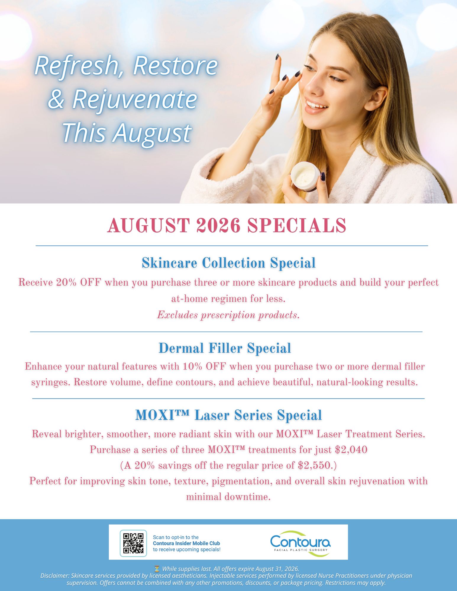 August Specials 2026